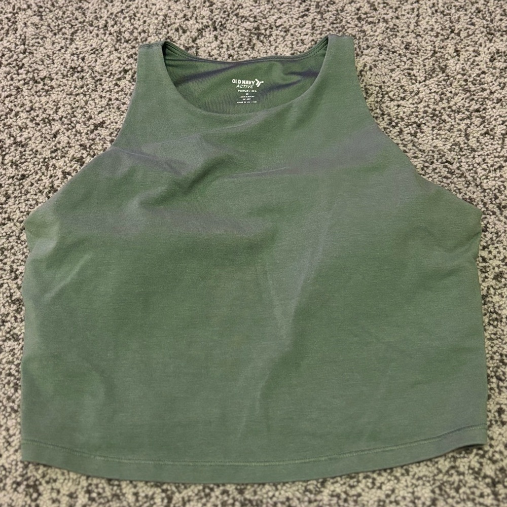 Old Navy Olive Green Crop Top